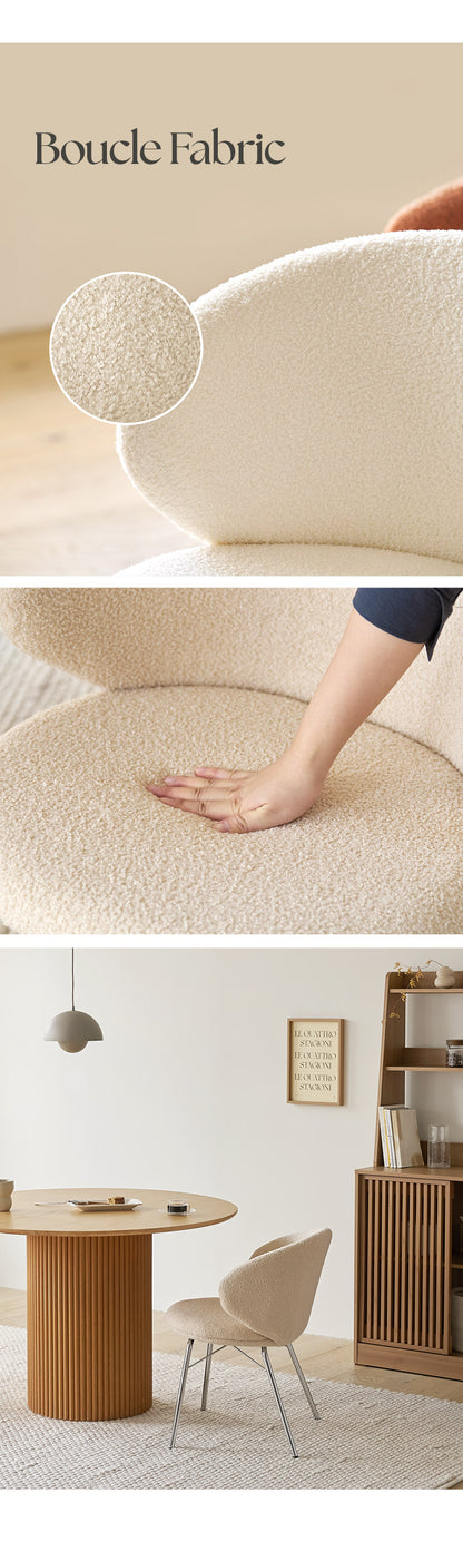 roomnhome リバティチェア ダイニングチェア 4脚セット おしゃれ 肘付き 椅子 リコメン堂限定 ミッドセンチュリー 韓国インテリア 在宅ワーク キャスターなし イス(代引不可)【送料無料】