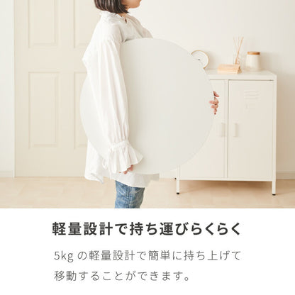 【roomnhome×リコメン堂】天然木脚 センターテーブル 丸型 白 80cm おしゃれ 韓国インテリア 耐荷重 約20kg ローテーブル【限定商品】かわいい シンプル インテリア モダン 北欧 一人暮らし(代引不可)