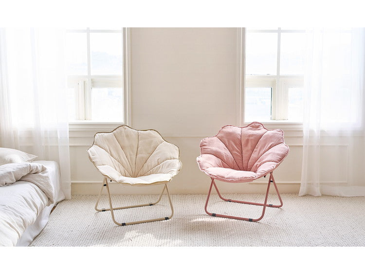 Roomnhome ムーンチェア-フォールディングチェアリラックスチェア 折り畳み椅子 折りたたみ椅子 背もたれ ムーンチェア ラウンジチェア ポーダブルチェア アルミチェア 椅子 一人掛け(代引不可)