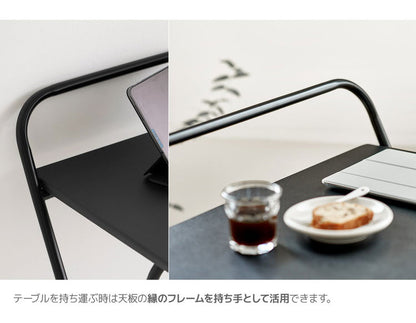 Roomnhome 折りたたみデスク ニュートロテーブルテーブル 折り畳みテーブル 机 コンパクト 無地 シンプル おしゃれ 折りたたみ おりたたみ 1人用 一人用 デスク テレワーク(代引不可)