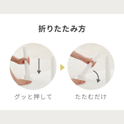 roomnhome×リコメン堂 【高さ6段階調節】 ラウンド 折りたたみテーブル E0等級 LPM ローテーブル センターテーブル サイドテーブル 完成品 組立不要 子供 安全 角丸 ノートPC 韓国インテリア