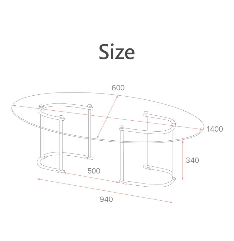 【roomnhome×リコメン堂】ガラステーブル 幅140cm センターテーブル 韓国インテリア ローテーブル リビングテーブル ミッドセンチュリー カフェテーブル コーヒーテーブル おしゃれ(代引不可)