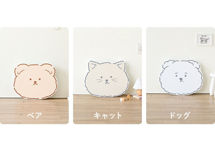 【リコメン堂限定】 roommhome プチキッズテーブル アニマル 幅56-59cm 高さ調整付き 折りたたみ キッズテーブル 子供 テーブル 子供用 テーブル 折り畳み 子供テーブル 机 こども用(代引不可)