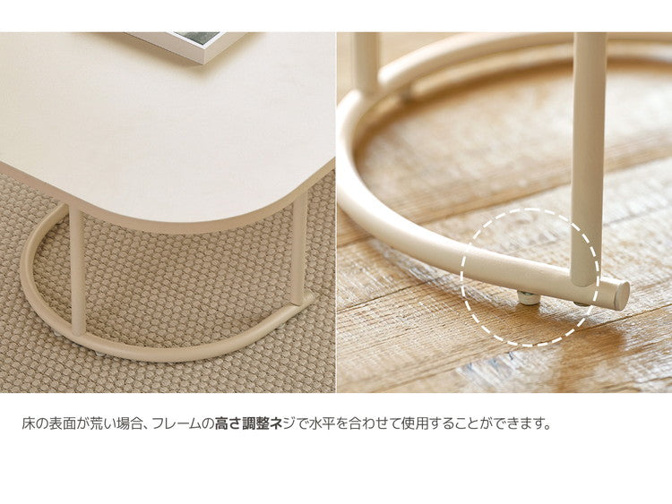 Roomnhome センターテーブル ポンデリビングテーブル 幅120cm センターテーブル テーブル ローテーブル リビングテーブル カフェテーブル 北欧風テーブル コーヒーテーブル(代引不可)