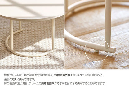 roomnhome センターテーブル ポンデリビングテーブル 4タイプ 幅120cm 北欧風 韓国風 センターテーブル テーブル ローテーブル リビングテーブル カフェテーブル コーヒーテーブル