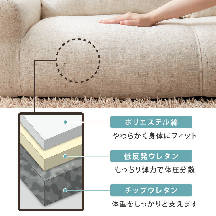 フロアソファ 日本製 2人掛け 低反発 カウチソファ ソファベッド ローソファ 北欧 おしゃれ こたつソファ 国産 二人掛け ソファー コンパクト 軽い ソファ カウチ リビング 一人暮らし ワンルーム (代引不可)