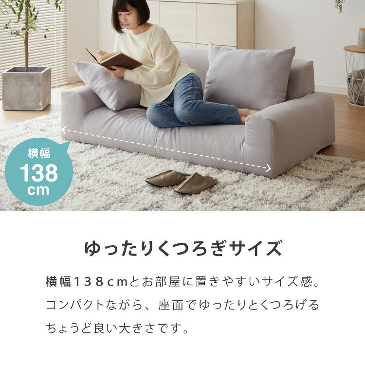 フロアソファ 日本製 2人掛け 低反発 カウチソファ ソファベッド ローソファ 北欧 おしゃれ こたつソファ 国産 二人掛け ソファー コンパクト 軽い ソファ カウチ リビング 一人暮らし ワンルーム (代引不可)