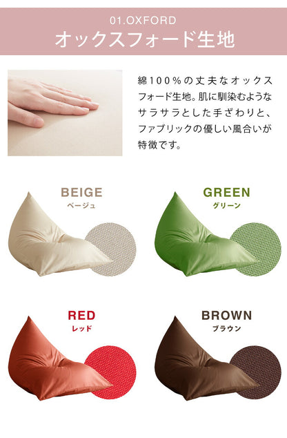 レゴリス Sサイズ 専用カバー 専用 ビーズクッション カバー おしゃれ 巾着型 洗える カバー クッションカバー 着せ替え 三角 コンパクト(代引不可)