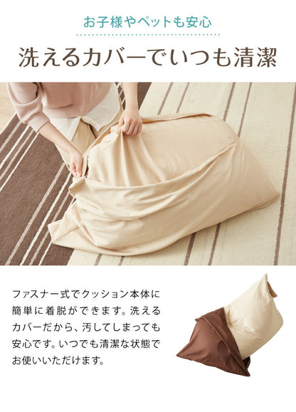 レゴリス Sサイズ 専用カバー 専用 ビーズクッション カバー おしゃれ 巾着型 洗える カバー クッションカバー 着せ替え 三角 コンパクト(代引不可)