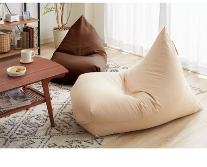 日本製 巾着型 ビーズクッション S 幅56cm 奥行き93cm 高さ55cm クッション ビーズ かわいい シンプル ミニ ごろ寝 おしゃれ 北欧(代引不可)