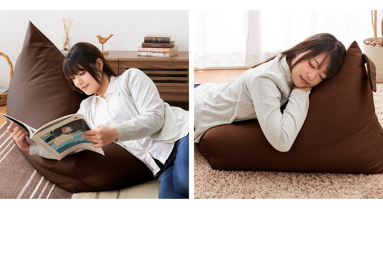 日本製 巾着型 ビーズクッション SS 幅47cm 奥行き68cm 高さ43cm クッション ビーズ かわいい シンプル 無地 ミニ 特小 おしゃれ 北欧 コンパクト(代引不可)