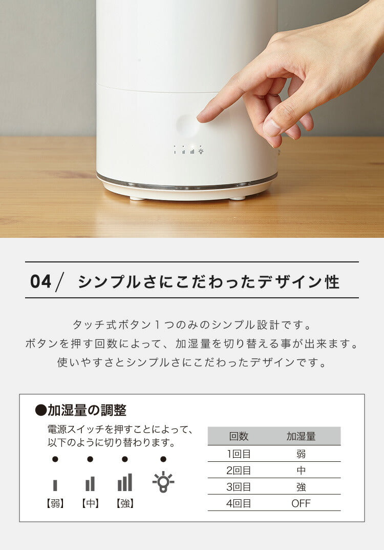 simplus シンプラス 超音波加湿器 UVランプ搭載 5L 大容量 約7畳対応 静音 上から給水 上部給水 LEDライト付き セラミックカートリッジ付き 卓上 リビング 寝室 オフィス 子供部屋 SP-CH01