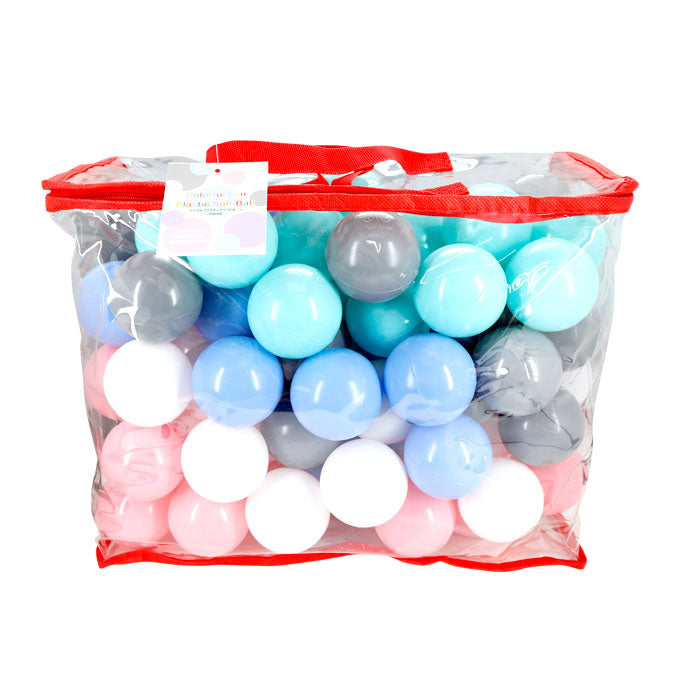 カラーボール 5.5cm 100個入り パステル ボールプール ソフトボール ボールプール ボールテント プール 水遊び 室内