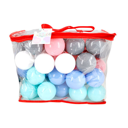 カラーボール 7cm 50個入り パステル ボールプール ソフトボール ボールプール ボールテント プール 水遊び 室内