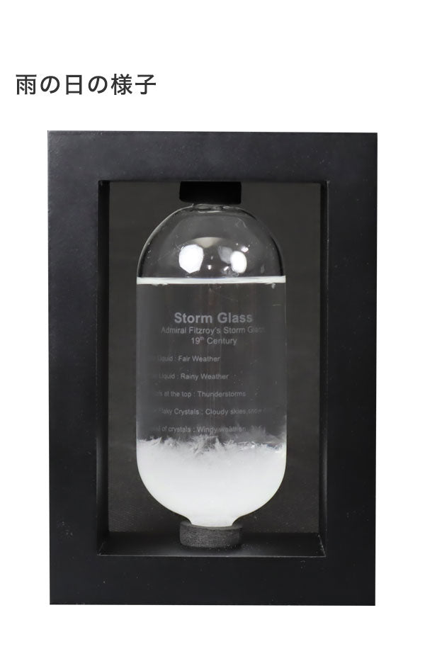 ストームグラス BAW11007 天気予報グラス 結晶 オブジェ 飾り おしゃれ 雑貨 ガラス