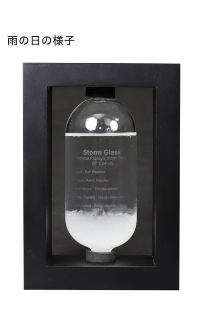 ストームグラス BAW11007 天気予報グラス 結晶 オブジェ 飾り おしゃれ 雑貨 ガラス