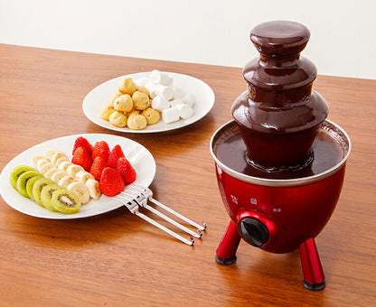 チョコレートファウンテン チョコフォンデュ チョコファウンテン チョコレートフォンデュ フォンデュ鍋 チョコ ホームパーティ