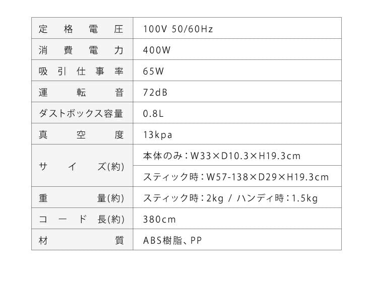 サイクロンスティッククリーナー2in1 EQ606 ハンディ&スティック 2way サイクロン 軽量 サイクロン掃除機 掃除機 サイクロンクリーナー (代引不可)