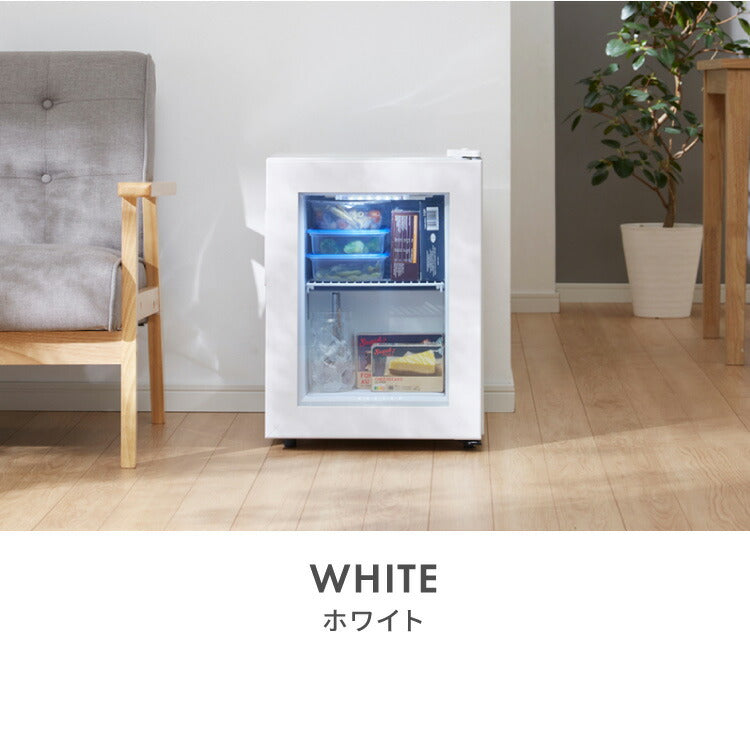 simplus ディスプレイ 冷凍庫 21L ガラストップ 店舗 業務用 セカンド SP-SD21 シンプラス 卓上 コンパクト ショーケース
