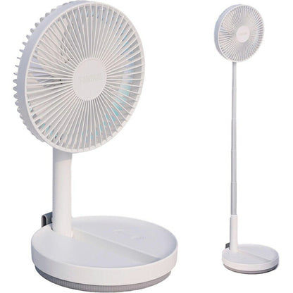 リビング扇風機 伸縮式 折畳み コードレス扇風機 軽量 持ち運び バッテリー内蔵 首振り USB 扇風機 アウトドア キャンプ