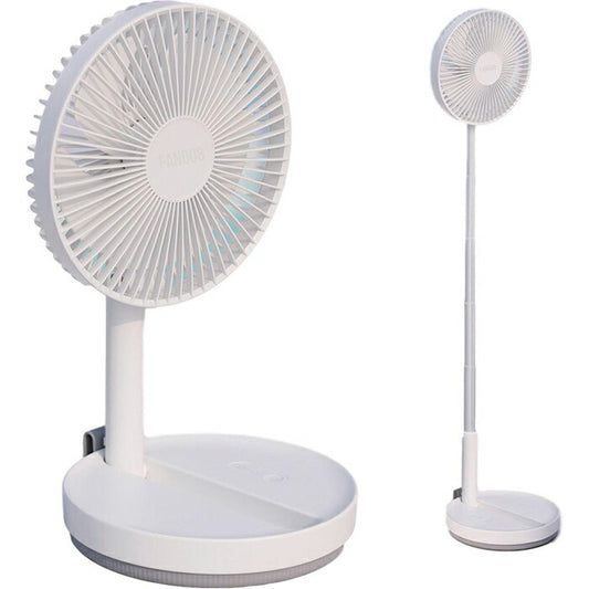 リビング扇風機 伸縮式 折畳み コードレス扇風機 軽量 持ち運び バッテリー内蔵 首振り USB 扇風機 アウトドア キャンプ