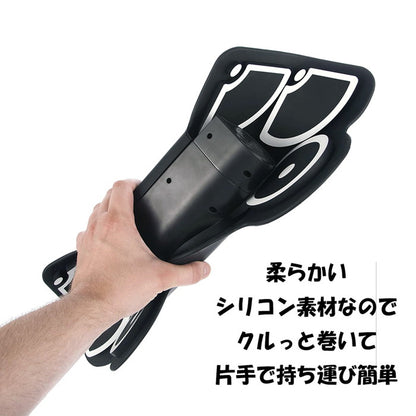 電子ドラム ロールアップ ドラムセット シリコン 電子ドラムセット 9パッドセット Bluetooth スピーカー内蔵 USBタイプ