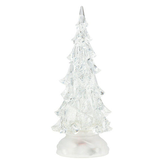 LED キラキラスノーツリー LEDウォーターツリー クリスマスツリー ミニツリー 卓上 ツリー イルミネーション WDL-1854