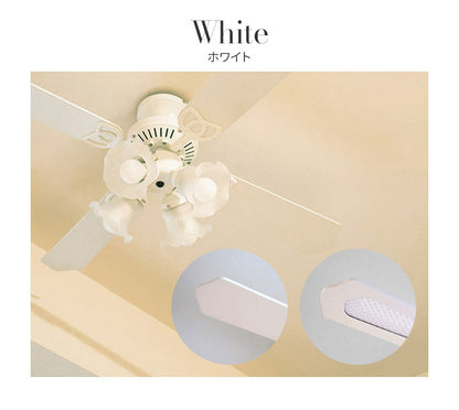シーリングファンライト 42インチシーリングファン LED対応 照明4灯 風量3段階 天井照明 おしゃれ インテリア シーリングファン ファン ライト エコ 省エネ リバーシブル羽根 ブラウン ホワイト led