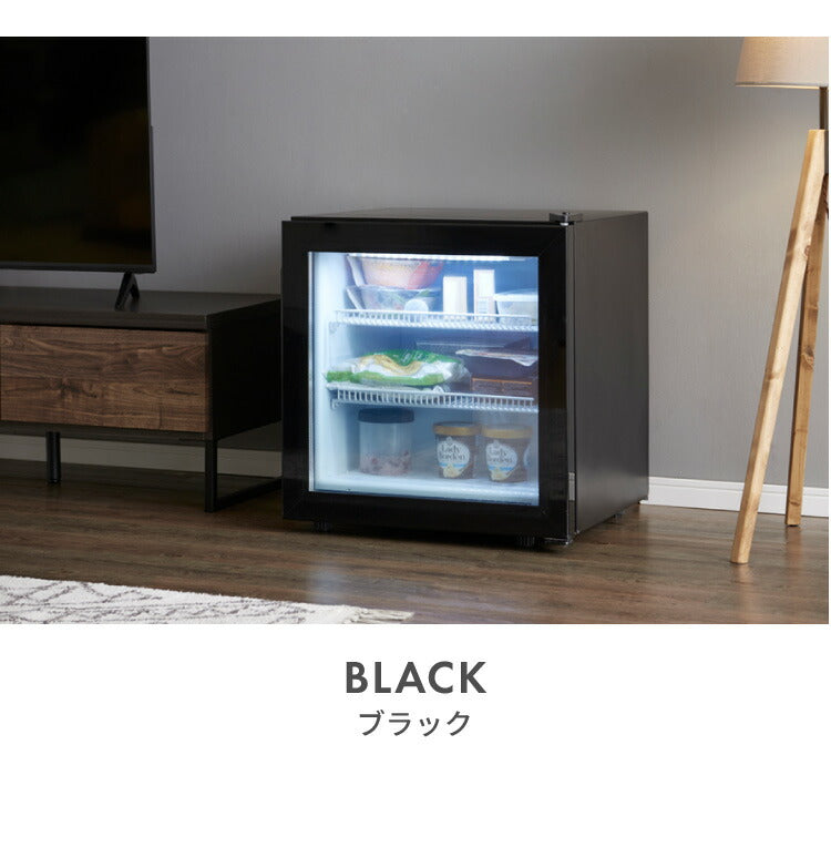 simplus シンプラス ディスプレイ冷凍庫 55L SP-55DSLF ショーケース仕様 冷凍庫 店舗 業務用 【メーカー1年保証】