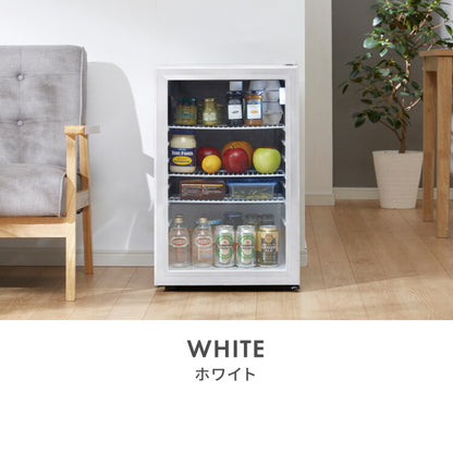 simplus シンプラス ディスプレイ冷蔵庫 68L SP-68DSL ショーケース仕様 冷蔵庫 店舗 業務用 家庭用 ガラス サブ 【メーカー1年保証】