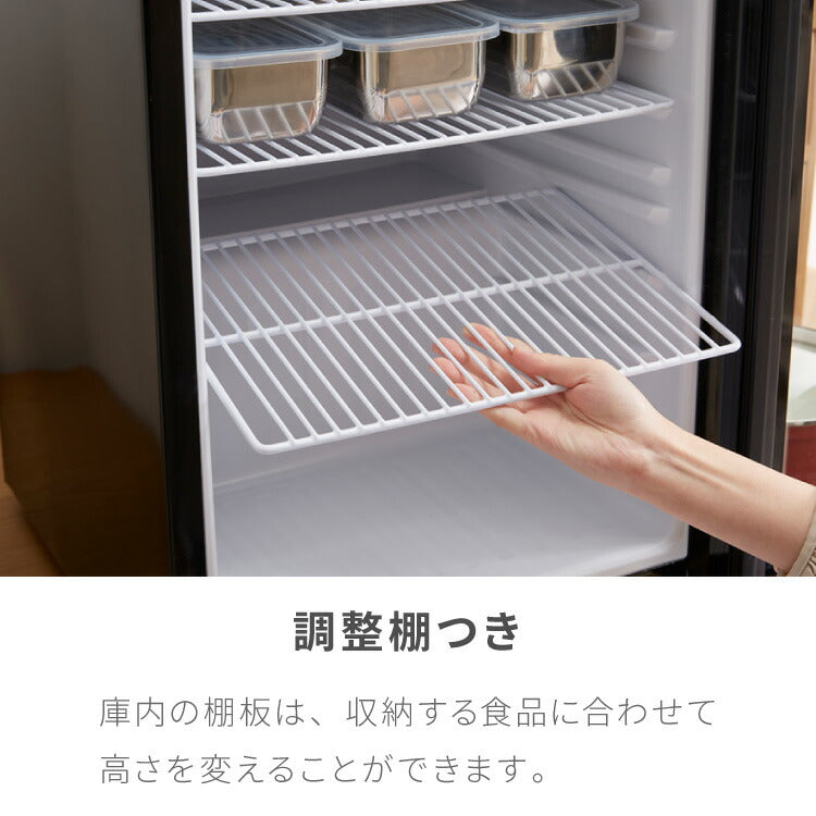 simplus シンプラス ディスプレイ冷蔵庫 68L SP-68DSL ショーケース仕様 冷蔵庫 店舗 業務用 家庭用 ガラス サブ 【メーカー1年保証】