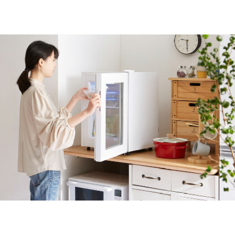 simplus シンプラス ディスプレイ冷蔵庫 68L SP-68DSL ショーケース仕様 冷蔵庫 店舗 業務用 家庭用 ガラス サブ 【メーカー1年保証】