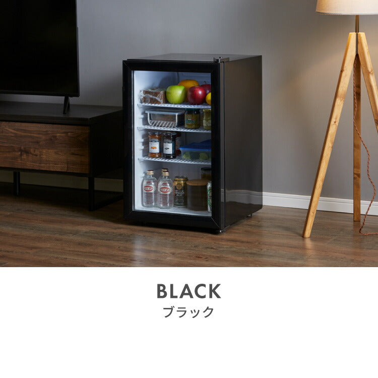 simplus シンプラス ディスプレイ冷蔵庫 68L SP-68DSL ショーケース仕様 冷蔵庫 店舗 業務用 家庭用 ガラス サブ 【メーカー1年保証】