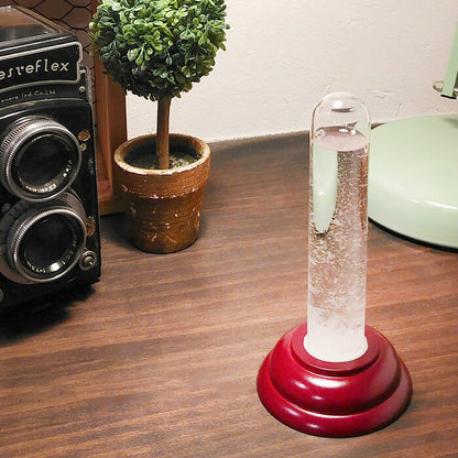 ストームグラス YG638SR ガラス 結晶 季節 北欧 天気予報 モダン おしゃれ インテリア オブジェ 置物 飾り