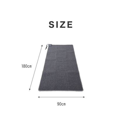 1畳 ホットカーペット 本体 省エネ 180×90 電気カーペット 電機マット 切り忘れ自動OFF 冬 ホット マット 足元暖房 電気マット ラグマット エコ 床暖房 折り畳み 収納 ダニ退治機能付