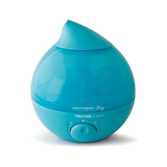 TEKNOS テクノス 滴型超音波加湿器 3.6L メレンゲ ブルー EL-C302(B) 暖房 冬 部屋 室内 あったか 冬物 器具 電気 家電
