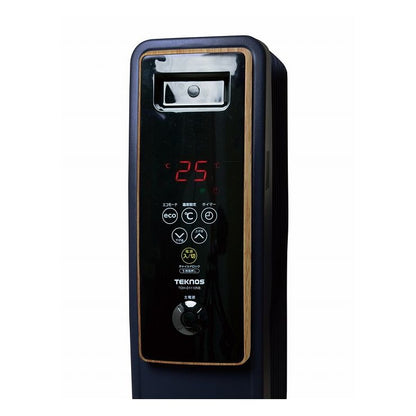 TEKNOS テクノス オイルヒーター11枚フィン デジタル表示 木目調 TOH-D1110NB 暖房 冬 部屋 室内 あったか 冬物 器具 電気 家電