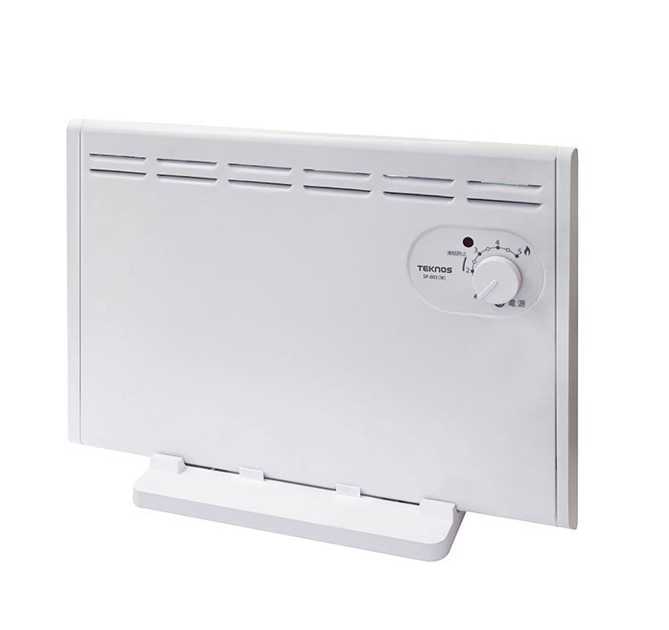 テクノス TEKNOS パネルヒーター 壁掛との2WAY 寒冷地仕様 シーズ管 320W 冬 一人暮らし 部屋 室内 あったか 冬物 家電 節電 SP-003 W ホワイト 凍結防止 床置き 壁掛け 転倒OFF 温度調節 リビング
