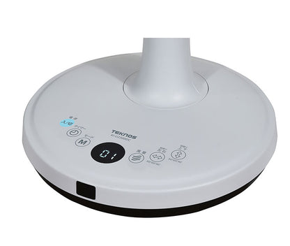 TEKNOS テクノス フルリモコンリビング扇 DC 23cm 扇風機 ファン フラットガード 3D立体 上下左右自動首振り オン/オフタイマー 7枚羽根 静音 省エネ リズム風 おやすみ風 KI-U2300DC