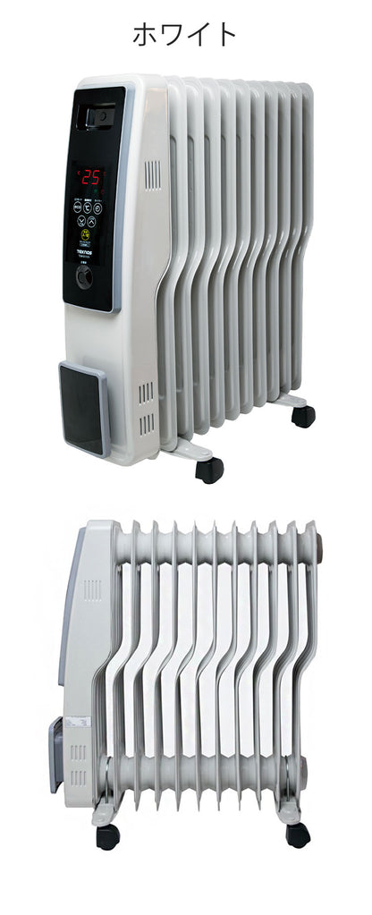 テクノス オイルヒーター 11枚フィン デジタル表示 ヒーター 暖房 冬 部屋 室内 あったか 節電 冬物 電気 家電 TEKNOS