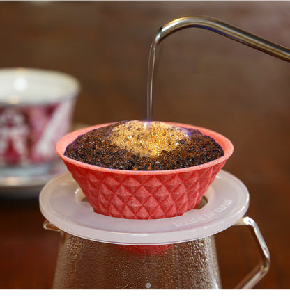 波佐見焼 ekubo one drip セラミックコーヒーフィルター(1杯用) 保護ホルダー付き (燦セラ セラミック製 コーヒーフィルター プロの味 職人技 ろ過 家カフェ お手入れ簡単 コーヒー(代引不可)