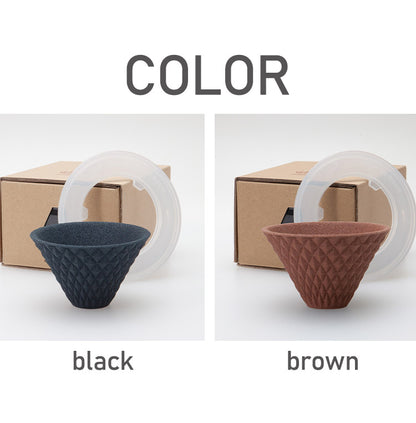 波佐見焼 ekubo one drip セラミックコーヒーフィルター(1杯用) 保護ホルダー付き (燦セラ セラミック製 コーヒーフィルター プロの味 職人技 ろ過 家カフェ お手入れ簡単 コーヒー(代引不可)