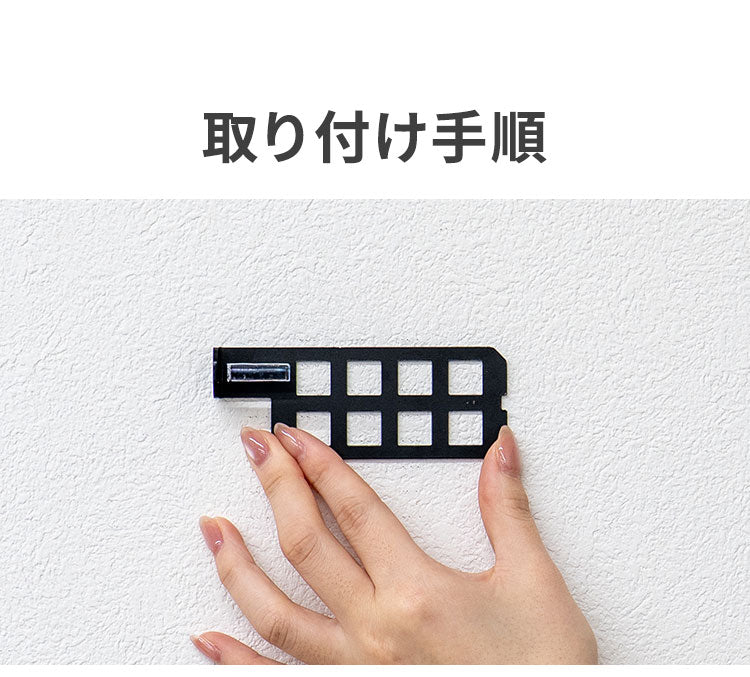 ガンホルダー KABELABO 壁掛け おしゃれ ホチキスで留める 省スペース ガンホルダーハンドガンタイプ 見せる収納 ガンラック 取り付け簡単 58GH1-B