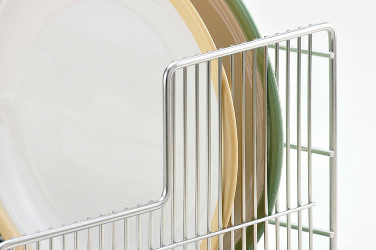 日本製 燕三条 水が流れる 多機能ステンレス製水切り 横型 縦型 選べる2タイプ 大容量 シンクサイド 水切りラック 水切りかご 水切りバスケット AK-081 ステンレス(代引不可)