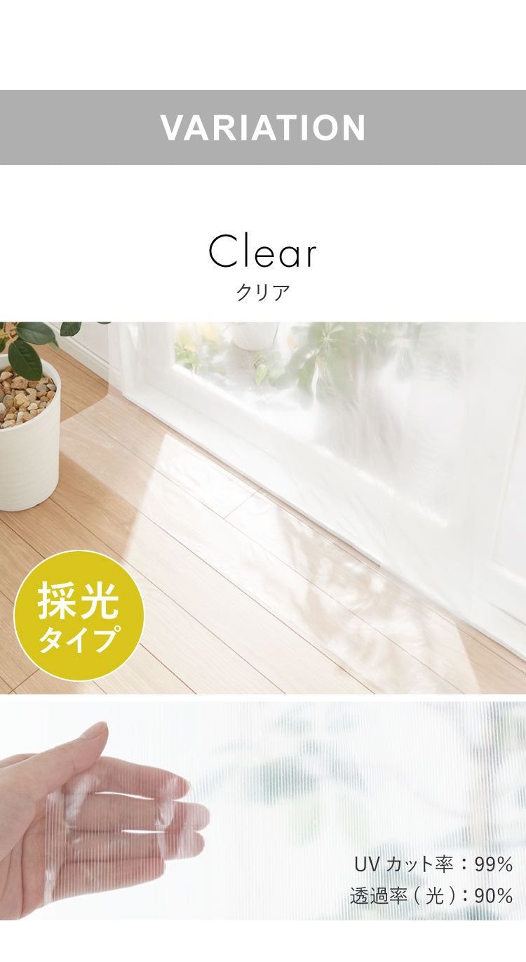 断熱 ビニールカーテン 150×250cm 遮熱カーテン カット可能 冷気を防ぐ 採光 暖房 冷房 窓 冷気遮断 冷暖房効率UP 省エネ 抗菌 防カビ UVカット 採光 レースカーテン 腰高窓(代引不可)【メール便配送】