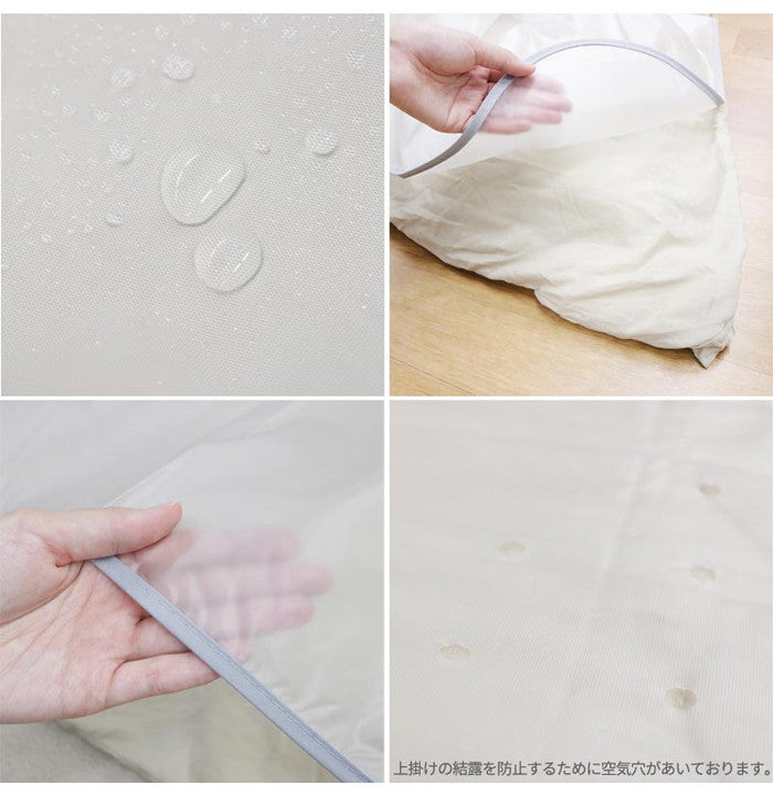 防水 こたつ コタツカバー 透明 こたつ上掛け こたつ布団カバー クリア 正方形 長方形 ハイタイプ 190cm×240cm 汚れ防止 保温 節約 節電 ビニールカバー 断熱 無地(代引不可)