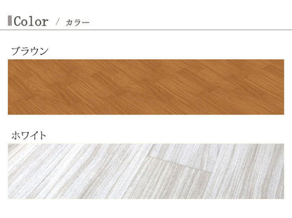 【日本製】 ホットカーペット対応 木目柄 中敷き カーペット 2畳相当 185cm×185cm ホットカーペットカバー 防水 抗菌 防汚 木目 ブラウン AHW-1002HH 明和グラビア(代引不可)