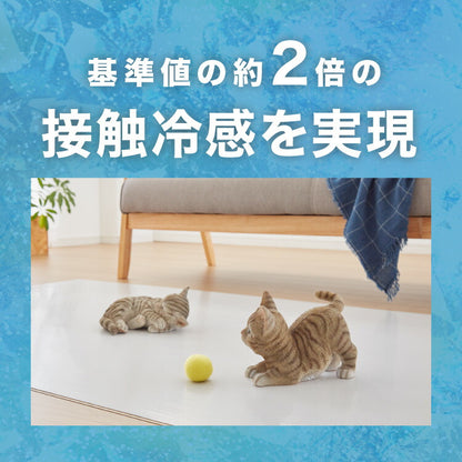 冷感 ひんやり クールマット ペット 洗える 接触冷感 抗菌 防臭機能付き 冷感マット 45cm×60cm 驚異のQmax値 0.98 超低ホル ラグ 涼感マット 涼感寝具 暑(代引不可)
