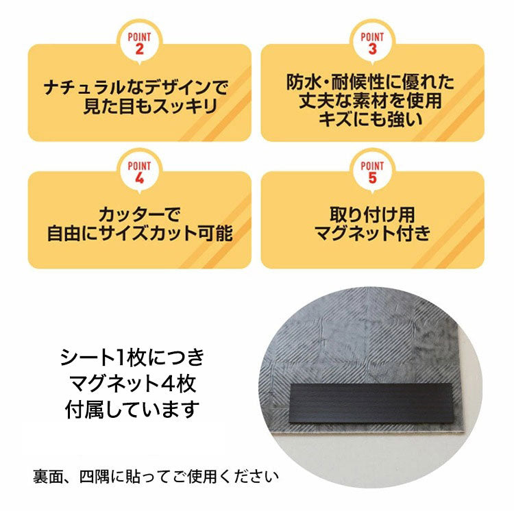 室外機カバー 2枚セット 4枚セット 6枚セット コンパクト 日除け 遮熱シート 遮熱 断熱 マグネット 日除け 直射日光 ガード 省エネ エアコン 節約 夏 猛暑 室外機シート 電気代節約 節電 省エネ 日本製