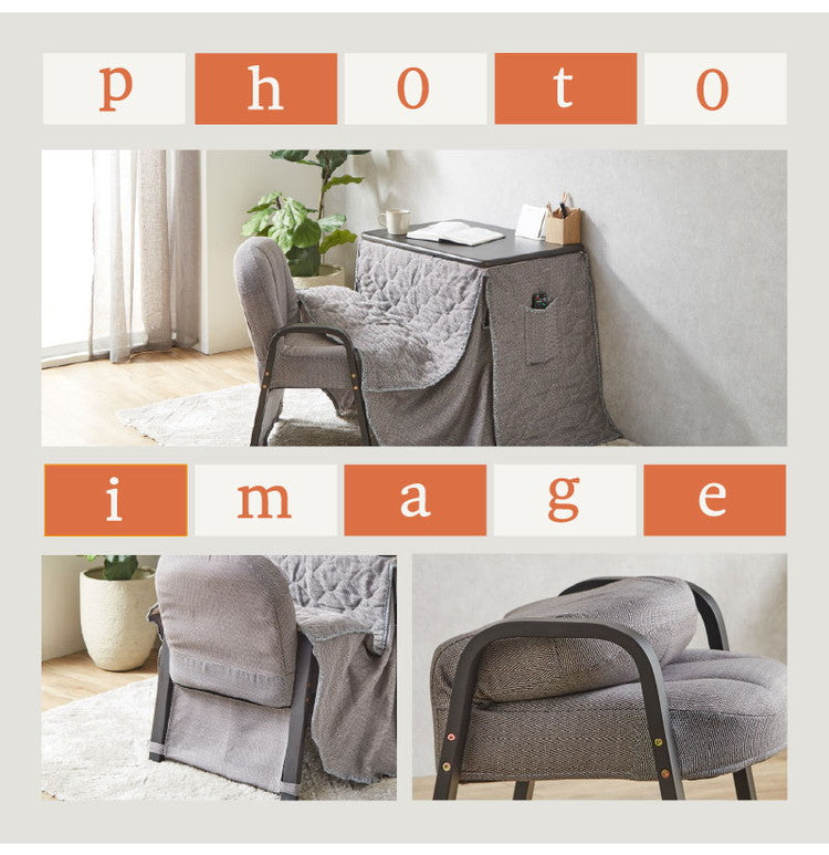 デスク 幅70cm こたつテーブル 3点セット 椅子 布団付き 1人用 コンパクト オールシーズン テーブル リビング ワンルーム 一人暮らし 勉強机 暖卓 こたつ 炬燵 暖かい(代引不可)